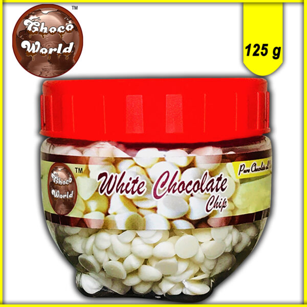 White Chocolate Chip 125 Gram – Choco World