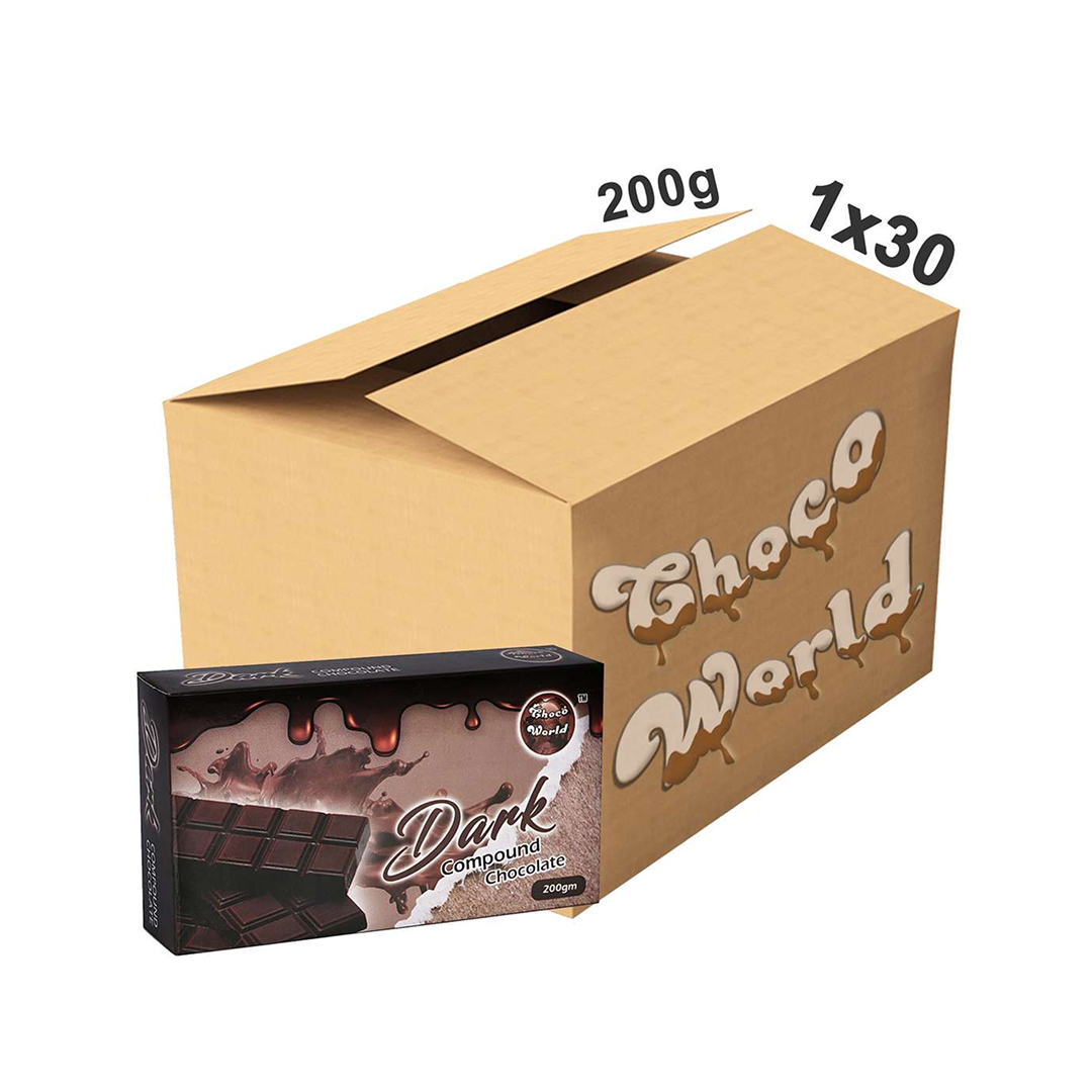 Dark Compound Chocolate 200g Bulk