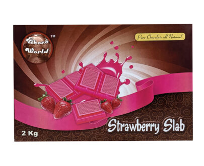 Strawberry Chocolate Slab 2 KG